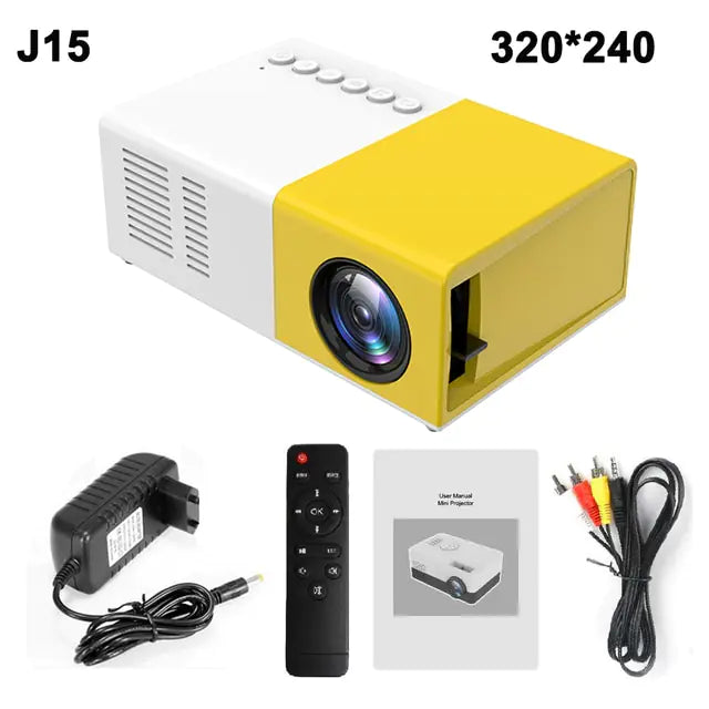 Wireless Movie & Game Projector 1000 lumens LED