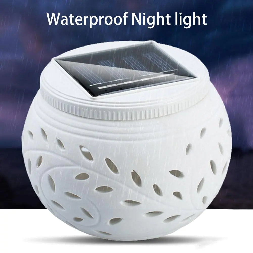 Porcelain Solar LED Lamp