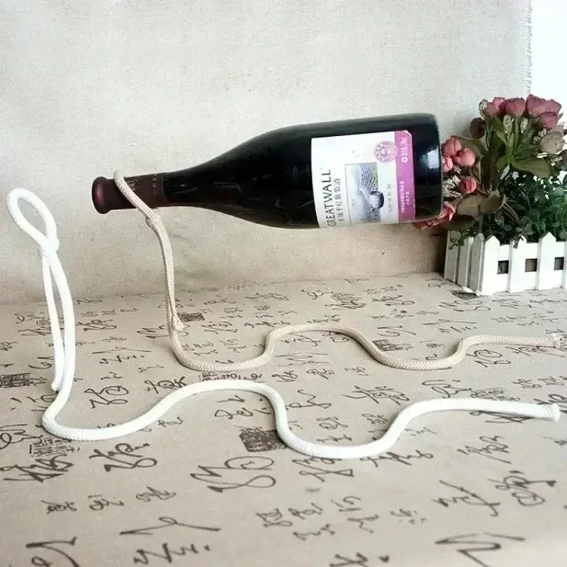 Floating Wine  Iron Chain Rack Display