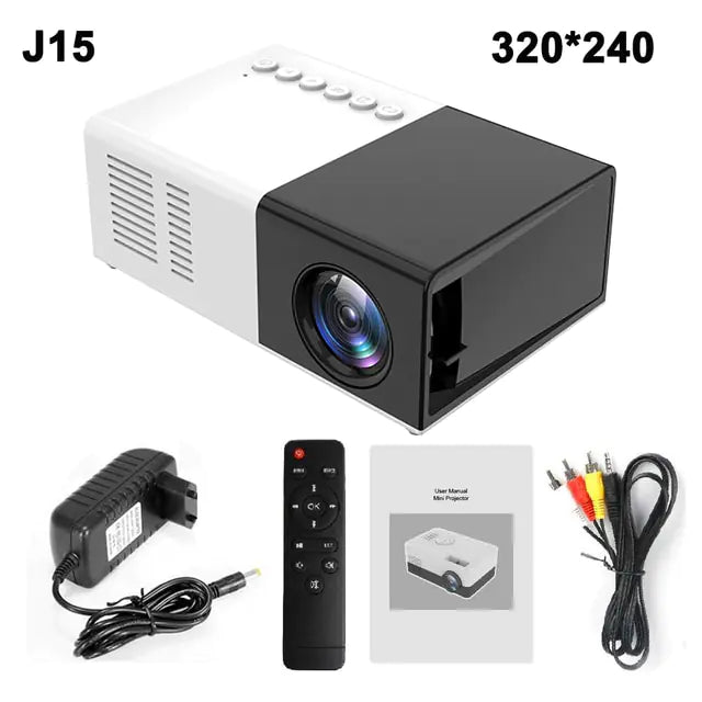 Wireless Movie & Game Projector 1000 lumens LED