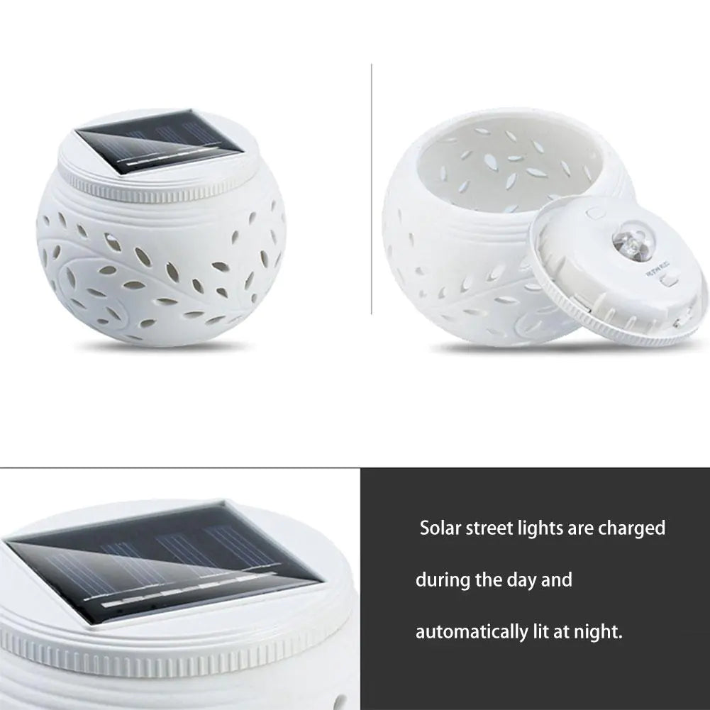 Porcelain Solar LED Lamp