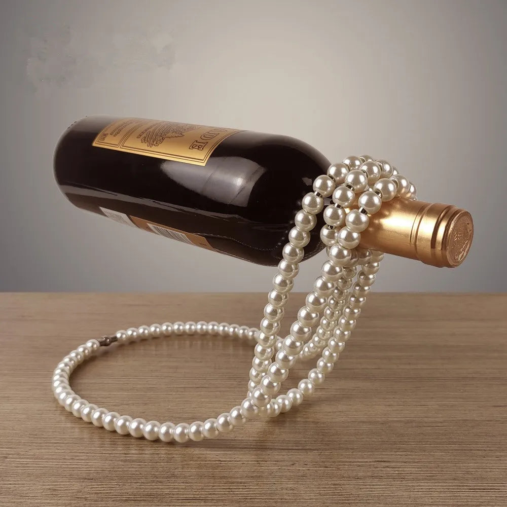 Floating Pearl Wine Rack, Magic Wine Display