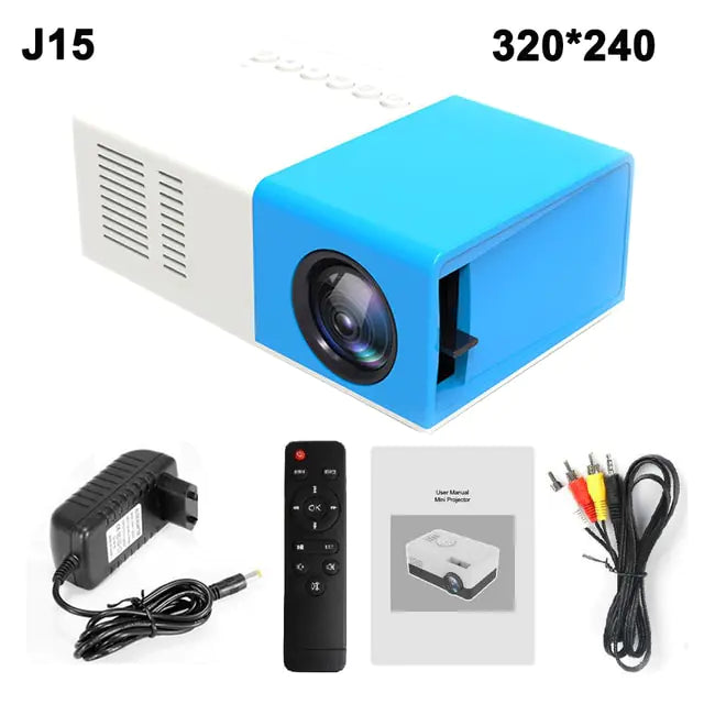 Wireless Movie & Game Projector 1000 lumens LED