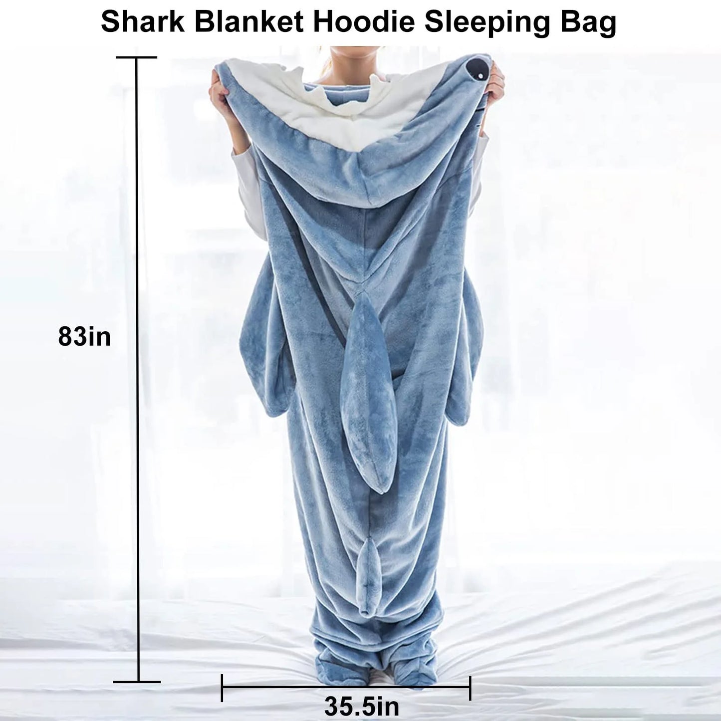 Shark Wearable Blanket, Cozy TV Watching