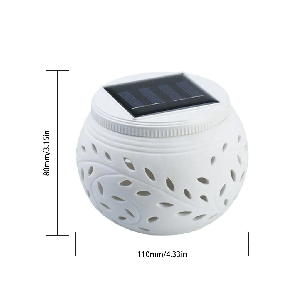 Porcelain Solar LED Lamp