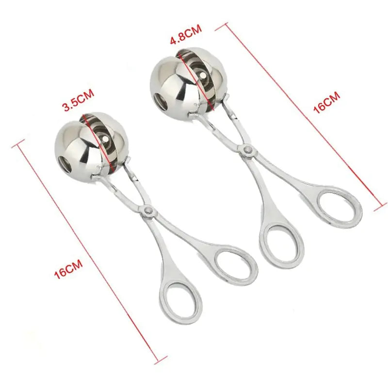 Stainless Steel Meatball Scoop Clamp