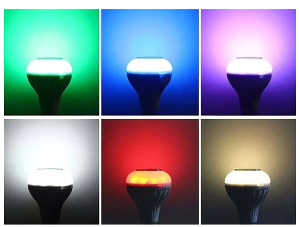 Musical Light Bulb, Bluetooth Light Bulb, Multi Colored