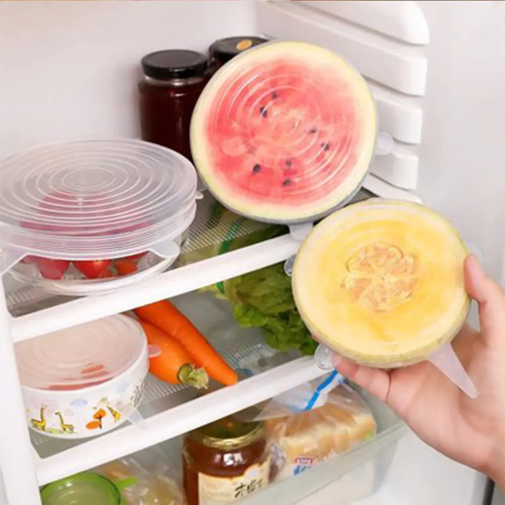 Reusable Stretchy Lids for Kitchen