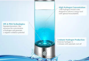 Hydrogen Water Bottle, Hydrogen Generating