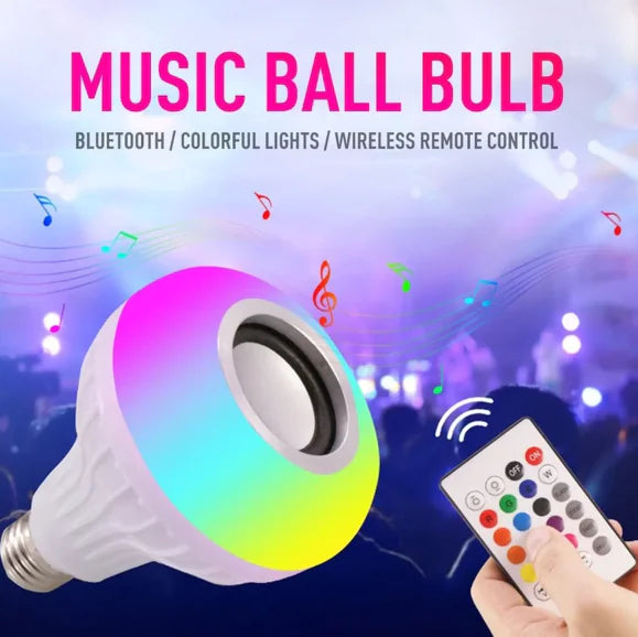 Musical Light Bulb, Bluetooth Light Bulb, Multi Colored