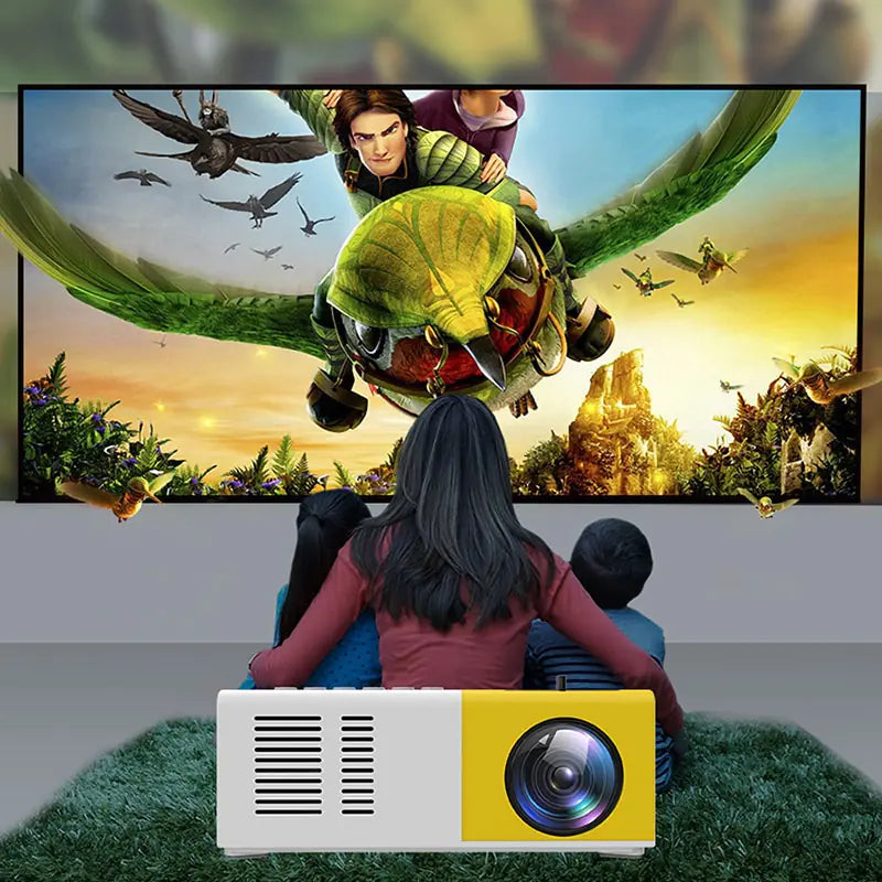 Wireless Movie & Game Projector 1000 lumens LED