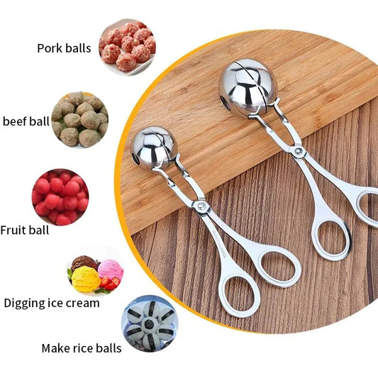 Stainless Steel Meatball Scoop Clamp