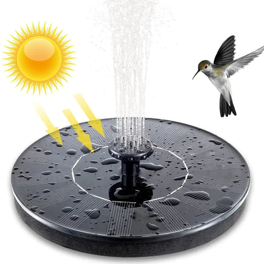 Solar Fountain Bubbler for Birds